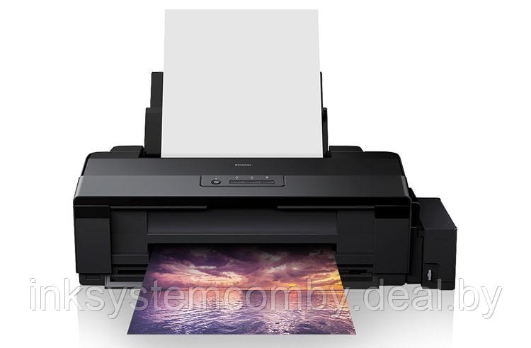 Принтер Epson L1800 с оригинальной СНПЧ и чернилами