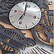 Часы настенные "Harlrey Davidson" (серебро), фото 4