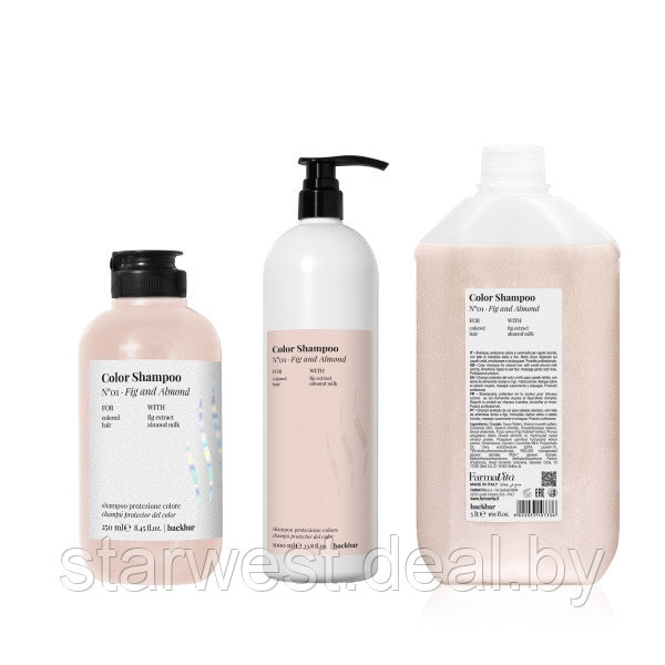 FarmaVita Back Bar Color Shampoo № 01 1000 мл Шампунь для защиты цвета и блеска окрашенных волос - фото 2 - id-p151855228