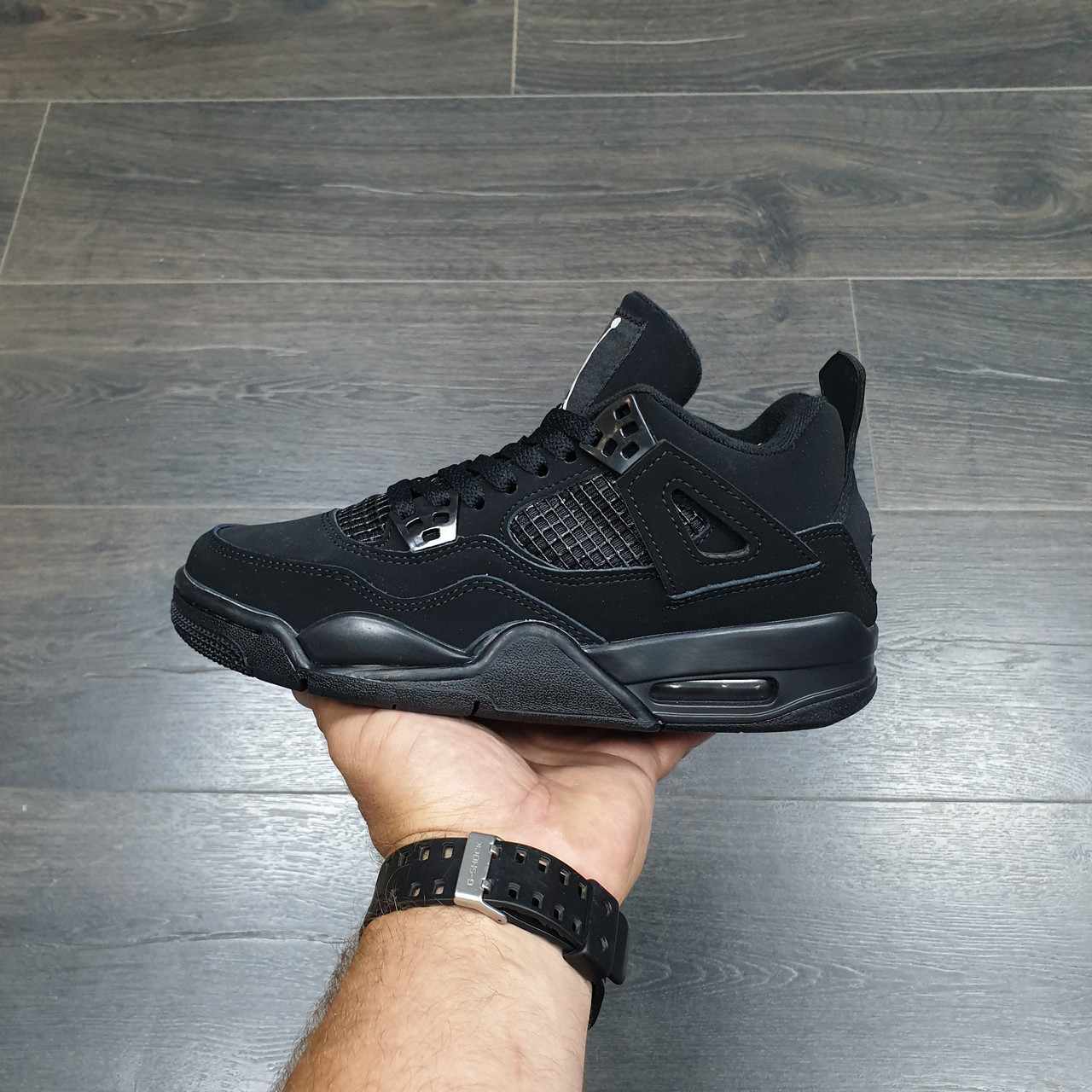 Кроссовки Air Jordan 4 Retro Black Cat 2020