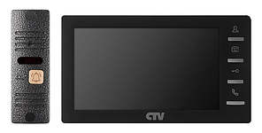 CTV-DP1701S (черный) Комплект видеодомофона