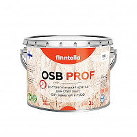 Быстросохнущая тиксотропная краска OSB PROF для ОСБ плит, SIP-панелей и МДФ (0,9 л) (Finntella, Финляндия)