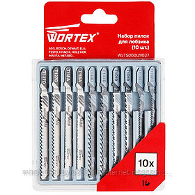 Набор пилок для лобзика (дерево / металл / 10 шт) WORTEX (WJTS000U11027)