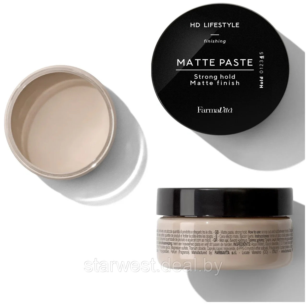 FarmaVita HD Life Style Matte Paste 50 мл Матовая паста сильной фиксации для укладки волос - фото 1 - id-p135572897