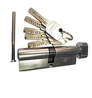 Цилиндровый механизм В 100 (45x55С) ключ/верт. (никель) Avers