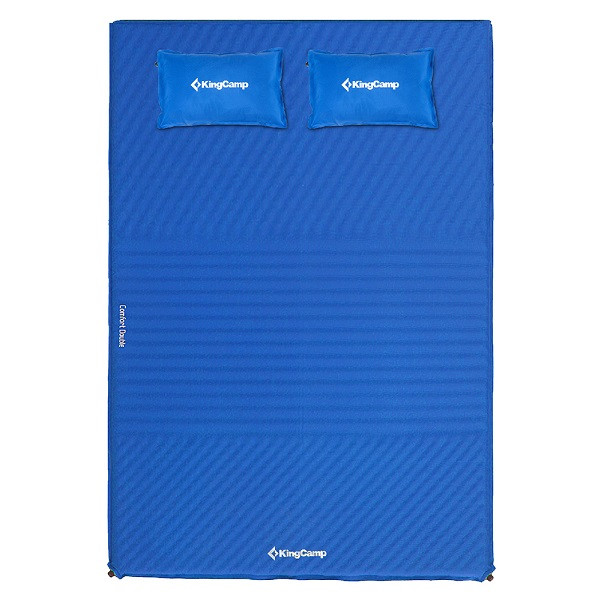 Самонадувающийся коврик KingCamp Comfort Double 3594 Blue