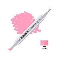 Маркер перманентный двусторонний "Sketchmarker", R43 шербет