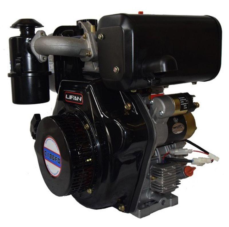 Двигатель дизельный Lifan C186F-D(вал 25мм) 10лс 6А - фото 2 - id-p184862984