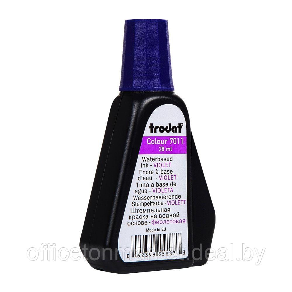 Штемпельная краска "Trodat 7011" 28 мл, фиолетовый - фото 1 - id-p137133075