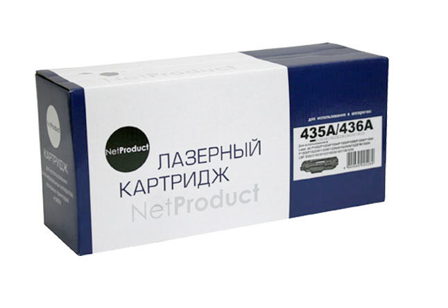 Картридж 85A/ CE285A (для HP LaserJet P1104/ P1108/ M1130/ M1136/ M1210/ M1213) NetProduct, 2000 страниц