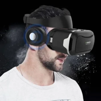 Очки виртуальной реальности 3 D VR Shinecon 6.0 с наушниками - фото 7 - id-p178677223