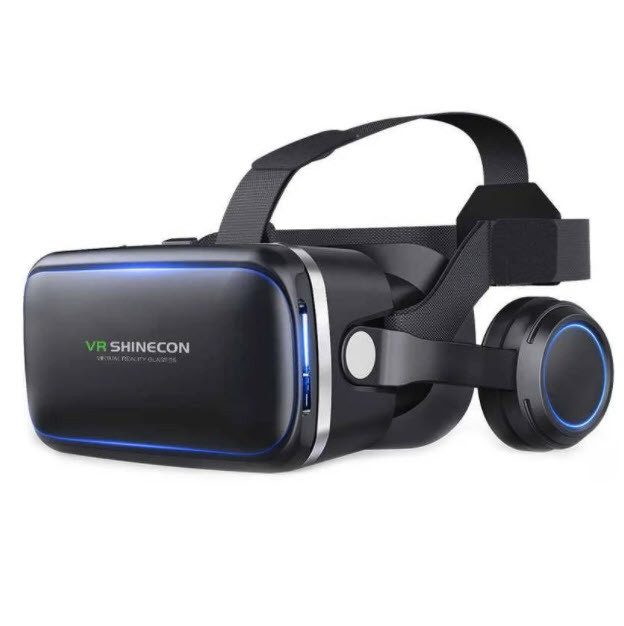 Очки виртуальной реальности 3 D VR Shinecon 6.0 с наушниками - фото 3 - id-p178677223