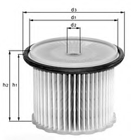 TFF63/1 TADASHISA Фильтр топливный Citroen BX/Xantia 1.9D/2.1TD, Peugeot 306/405/406 1.9D/TD 92>