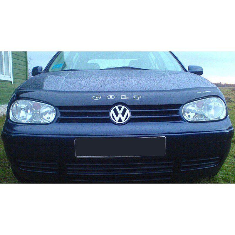 Дефлектор капота - мухобойка, VW Golf-4 1997-2003, VIP TUNING - фото 1 - id-p143773119