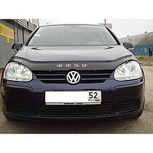 Дефлектор капота - мухобойка, VW Golf-5 2003-2008, VIP TUNING