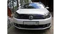 Дефлектор капота - мухобойка, VW Golf-6 2008-2012, VIP TUNING