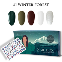 Набор Nail Box KIEMI WINTER №1 “WINTER FOREST”