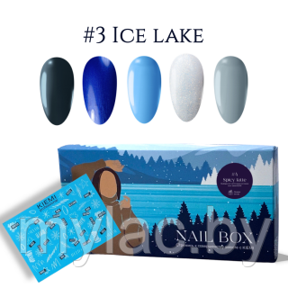 Набор Nail Box KIEMI WINTER №3 “ICE LAKE”