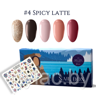 Набор Nail Box KIEMI WINTER №4 “SPICY LATTE”