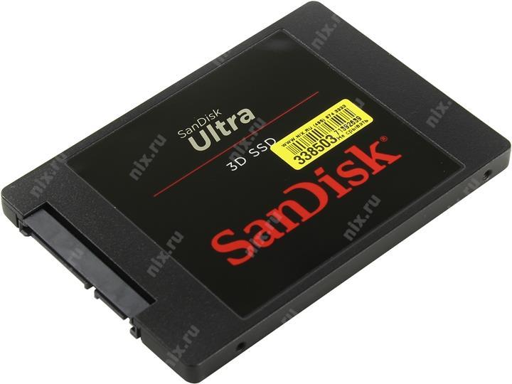 SSD 250 Gb SATA 6Gb/s SanDisk Ultra 3D SDSSDH3-250G-G25 2.5" 3D TLC
