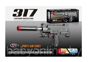 Пистолет игрушечный с лазерным прицелом арт G158112(317)