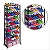 Полка для обуви металлическая (органайзер обувница) Amazing Shoe Rack,  30 пар - 10 полок. ЧЕРНАЯ, фото 2