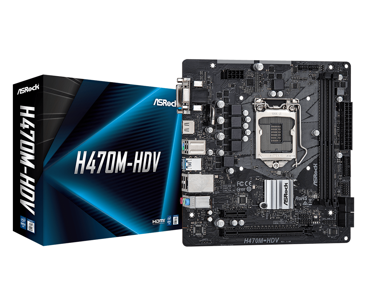 Материнская плата ASRock H470M-HDV