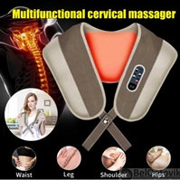 Вибрационно-ударный многофункциональный массажер для тела, шеи и плеч Cervical Massage Shawls . Лучшая цена