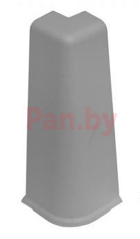 Угол наружный для плинтуса ПВХ Cezar Hi-Line Prestige Серый (088) - фото 1 - id-p184877617