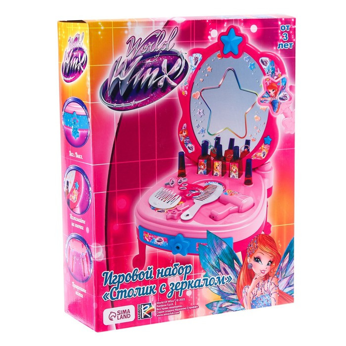 Игровой набор парикмахер, феи WINX «Блум», столик с зеркалом,свет, звук - фото 10 - id-p184655818