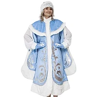 Карнавальный костюм для взрослых Снегурочка Боярская БОКА