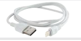 Дата-кабель, ДК 6, USB - Lightning, 1 м, белый, TDM - фото 1 - id-p184885884