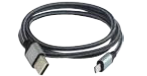 Дата-кабель, ДК 10, USB - micro USB, 1 м, тканевая оплетка, серый, TDM - фото 1 - id-p184885893