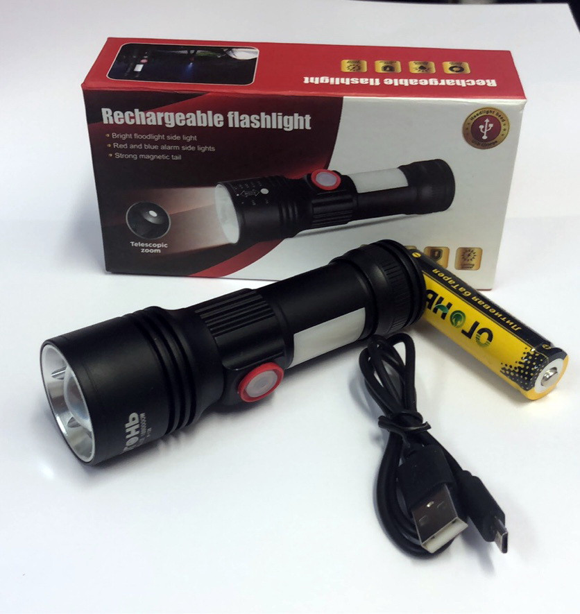 Аккумуляторный ручной фонарь H-128 - фото 1 - id-p184886899