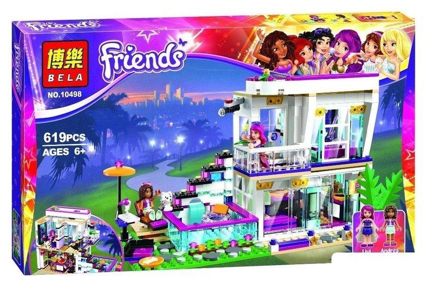 Конструктор Bela Friends 10498 Поп-звезда: Дом Ливи
