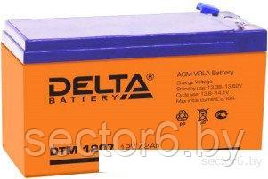 Аккумулятор для ИБП Delta DTM 1207 (12В/7.2 А·ч) - фото 1 - id-p184895610