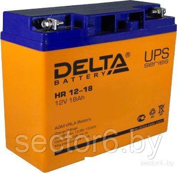 Аккумулятор для ИБП Delta HR 12-18 (12В/18 А·ч), фото 2