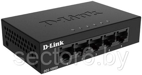 Неуправляемый коммутатор D-Link DGS-1005D/J2A, фото 2