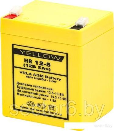 Аккумулятор для ИБП Yellow HR 12-5, фото 2