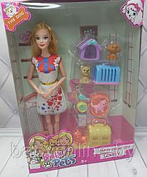 Набор кукла Барби с питомцами и аксессуарами арт HY11