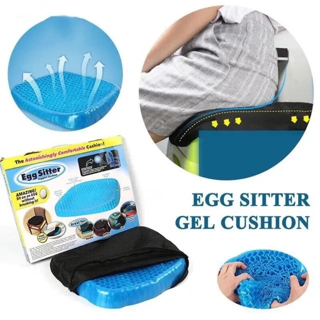 Гелевая подушка для сидения соты Egg Sitter - фото 9 - id-p184906483