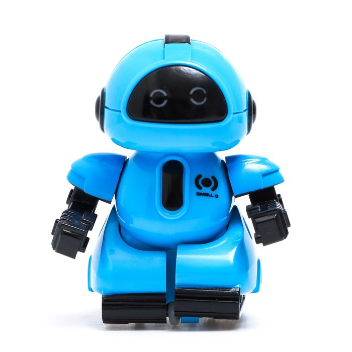 Робот радиоуправляемый «Минибот», световые эффекты, цвет синий - фото 2 - id-p184915060