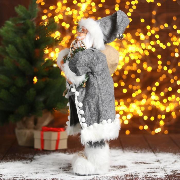 Дед Мороз "В сером тулупе со снегоступами" 23х45 см - фото 2 - id-p184915146