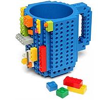 Кружка «LEGO» с конструктором синяя