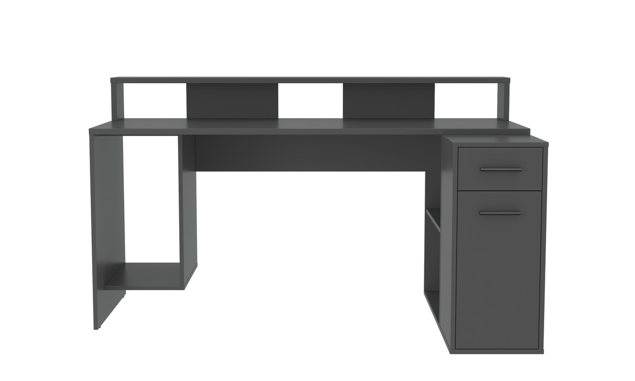 Компьютерный стол Skill-2 (СК-13) антрацит фабрика Интерлиния - 2 варианта цвета - фото 9 - id-p184916440