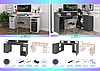 Компьютерный стол Skill-2 (СК-13) антрацит фабрика Интерлиния - 2 варианта цвета, фото 6