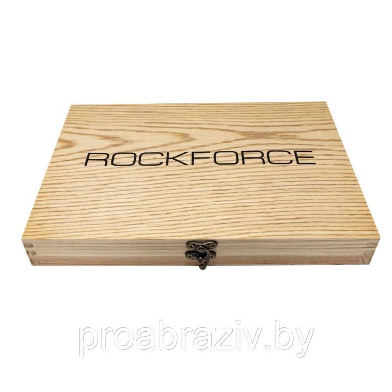 Набор инструментов 38пр. 1/4'' (6гр.) CrV "Rock Force" деревянный кейс - фото 5 - id-p184918861