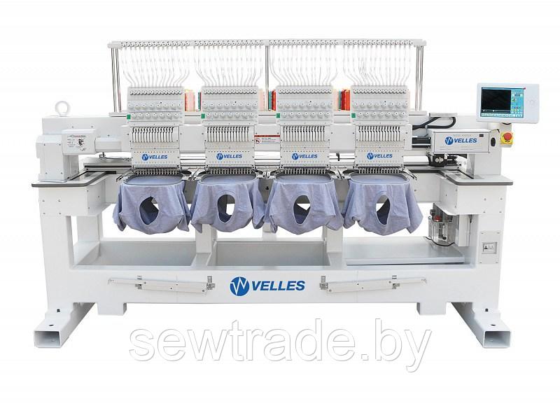 Промышленная четырёхголовочная вышивальная машина VE1504 FAS-CAP поле вышивки 400 х 450 мм - фото 1 - id-p184934963