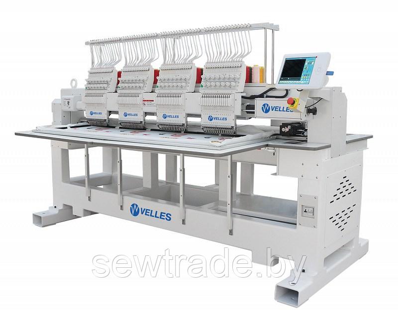 Промышленная четырёхголовочная вышивальная машина VE1504 FAS-CAP поле вышивки 400 х 450 мм - фото 2 - id-p184934963