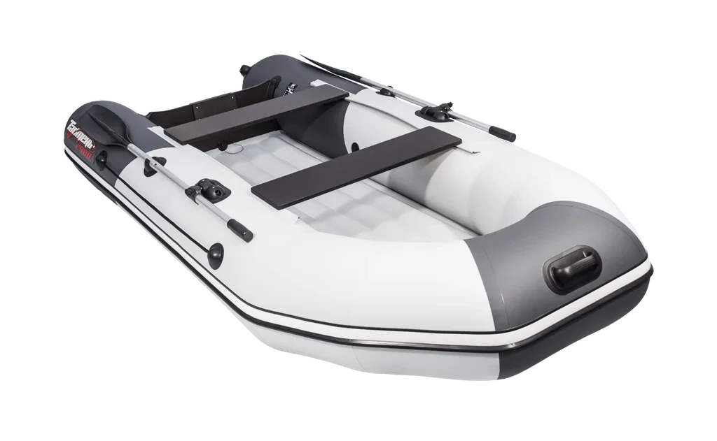 Лодка Таймень NX 2900 НДНД светло-серый/графит - фото 7 - id-p184935100